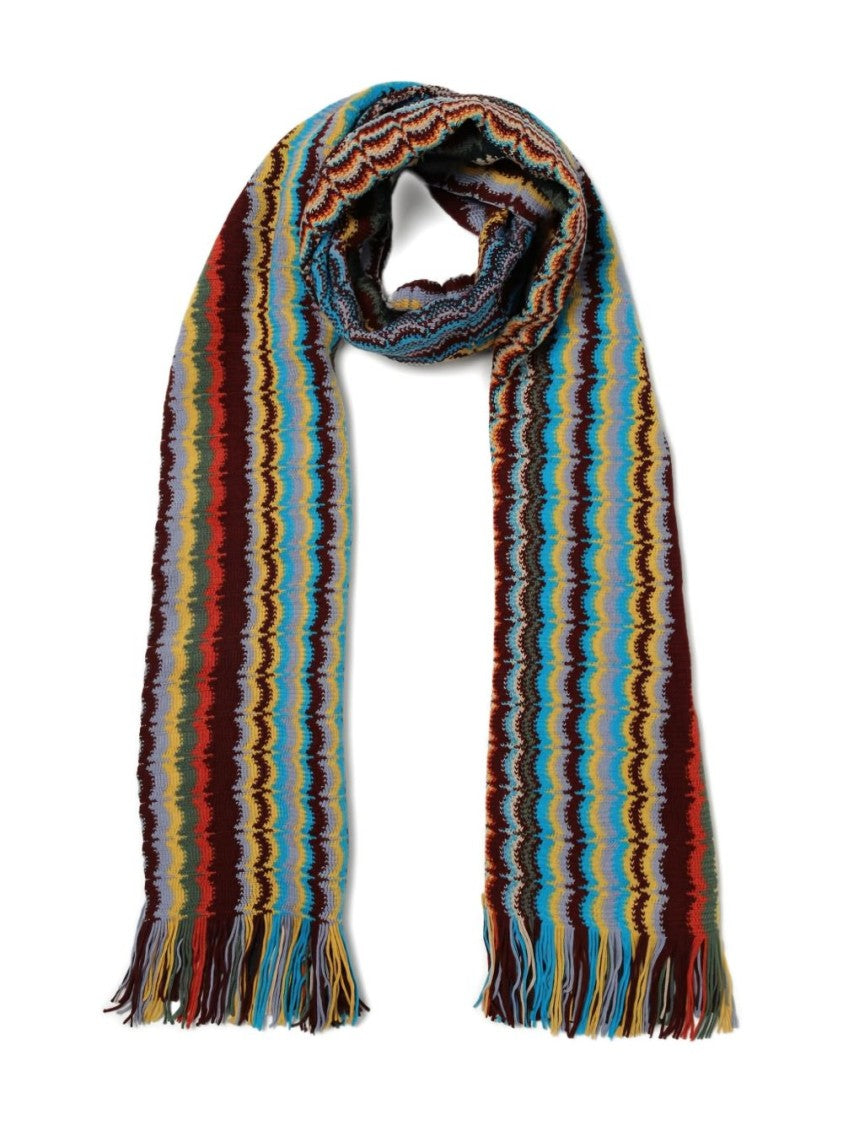 Missoni \Multicolor Zig-Zag Pattern Scarf