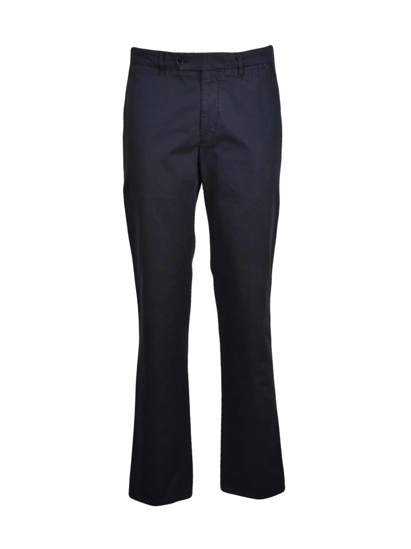 Aspesi Straight-Leg Cotton Trousers With Classic Waistband And Practical Pockets