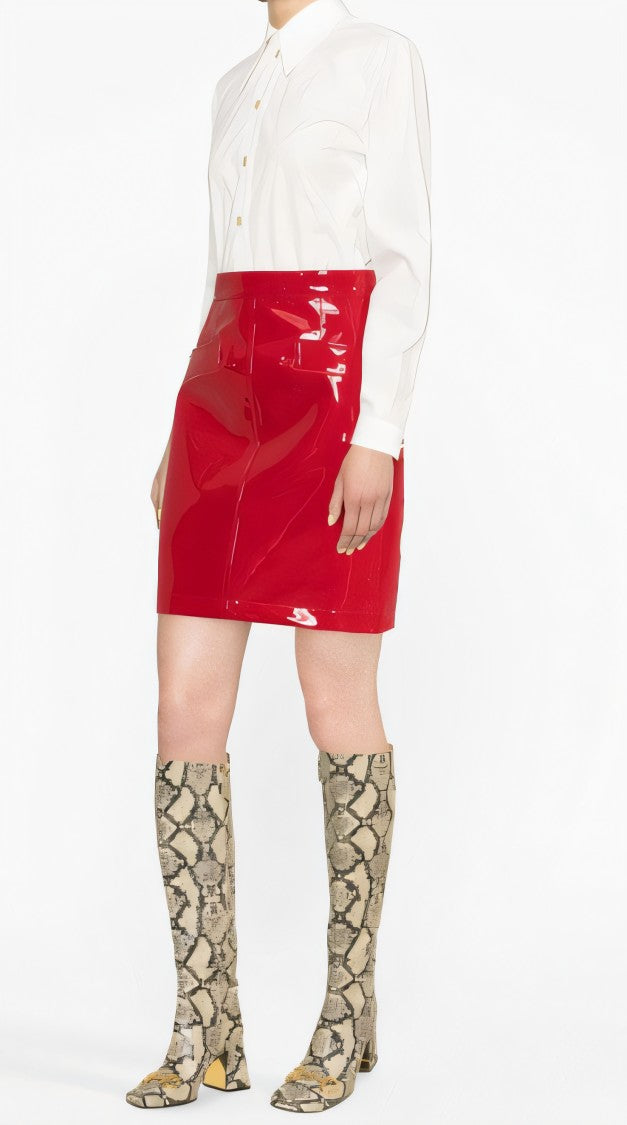 Gucci White Tailored Shirt With Pointed Collar