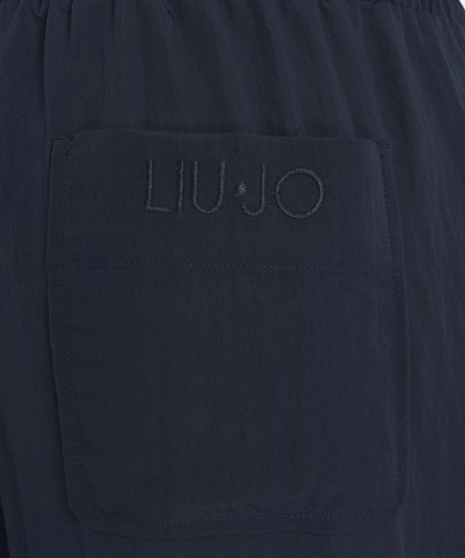 Liu Jo Relaxed Fit Joggers With Metallic Accents