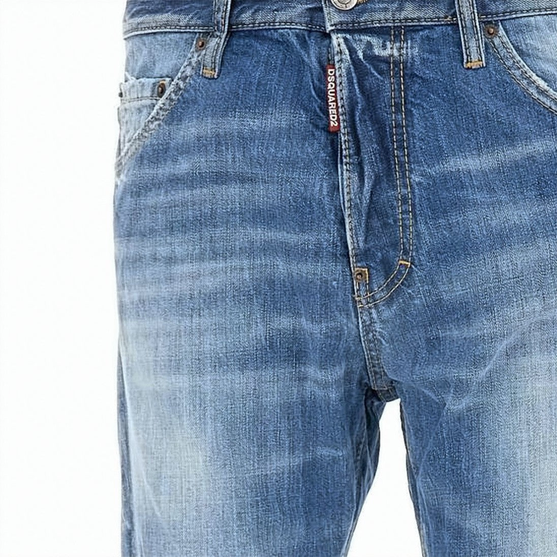 Dsquared2 Medium Blue Slim Fit Denim Pants