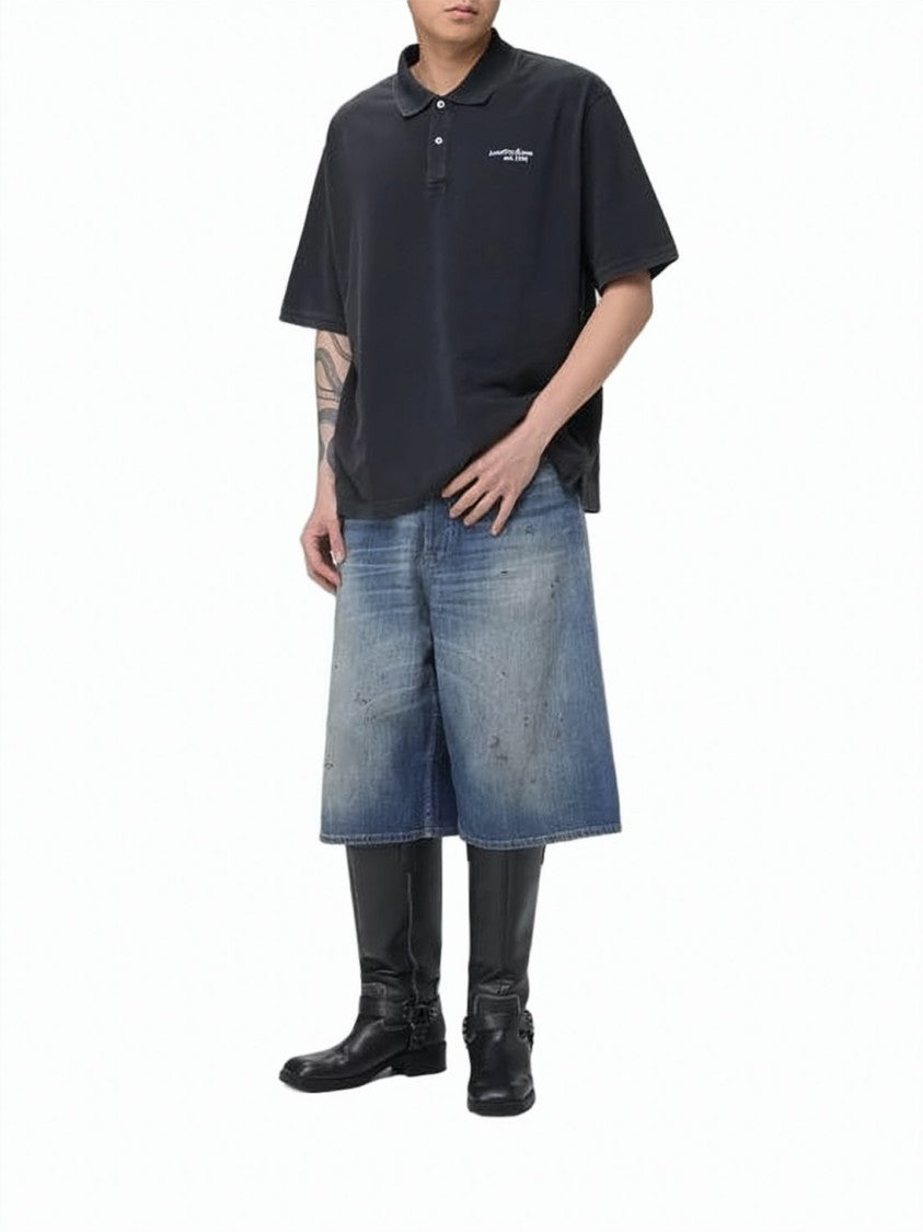 Acne Studios Relaxed Fit Polo Shirt With Classic Collar