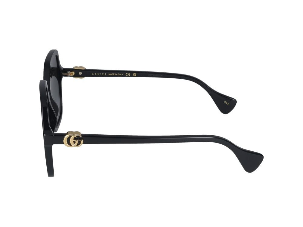 Gucci Sunglasses Gg1072s 001 Black Black Grey 56/19/145