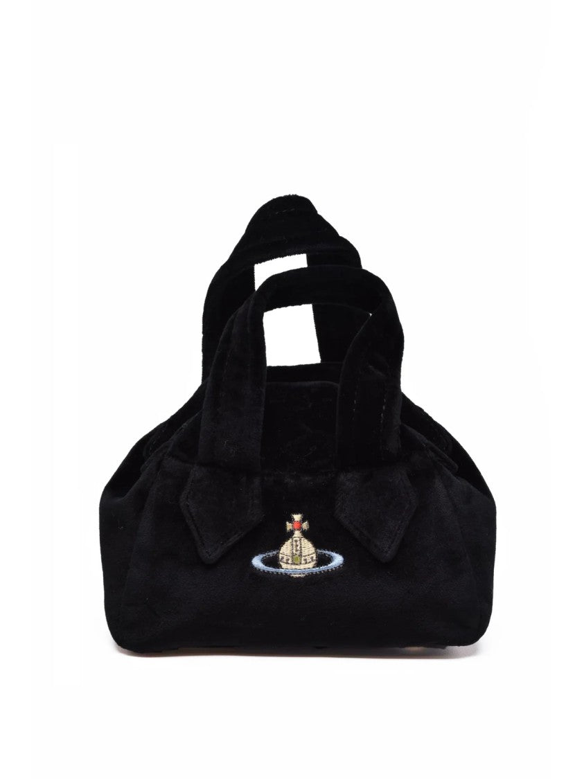 Vivienne Westwood Black Velvet Archive Yasmine Clutch