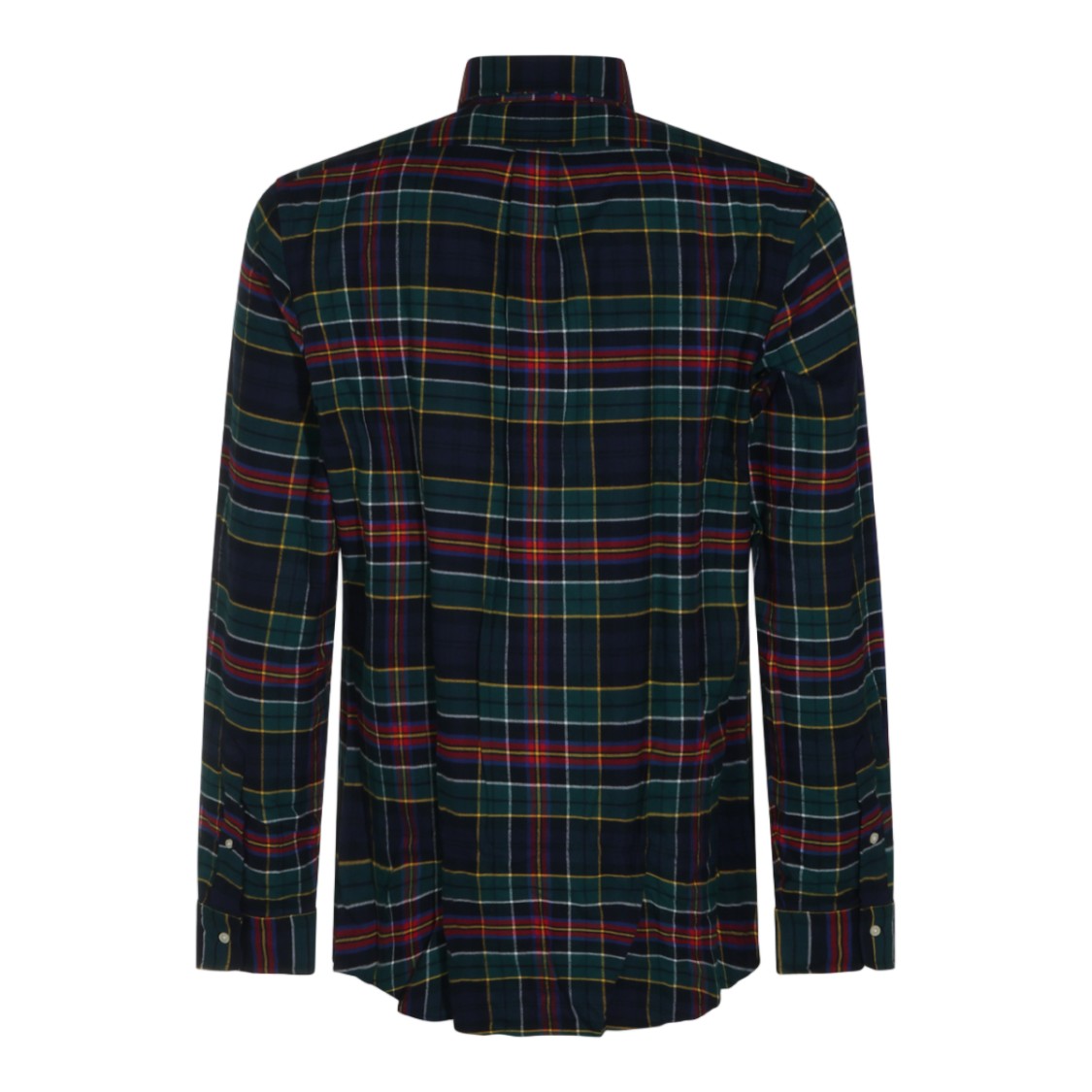Polo Ralph Lauren Long-Sleeve Button-Up Shirt With Classic Plaid Pattern