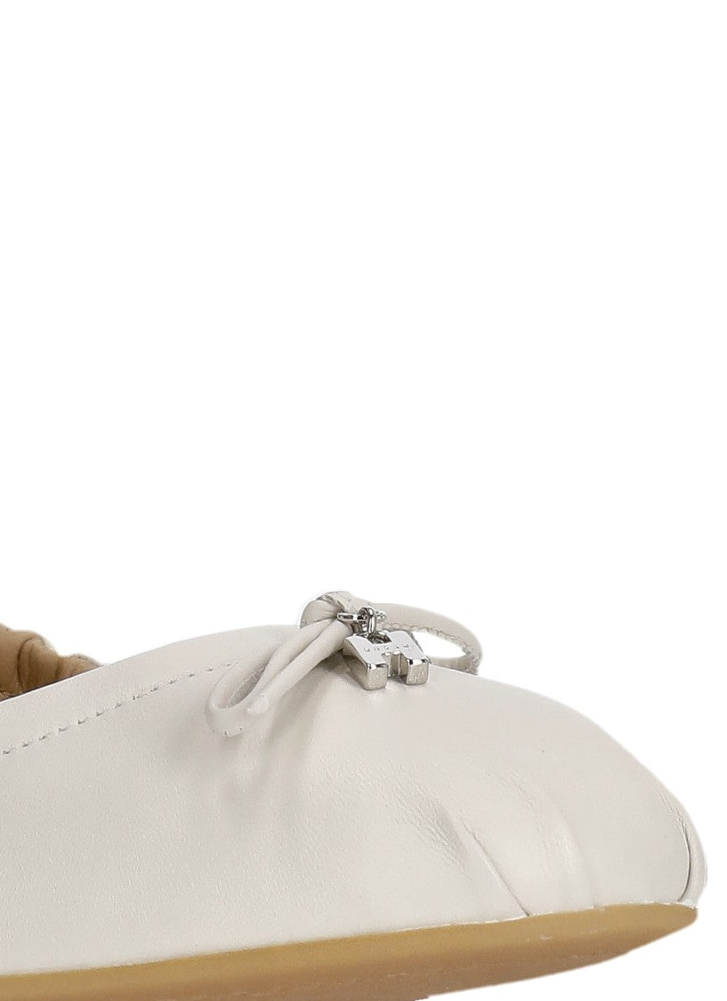 Hogan Ivory H684 Ballet Shoes