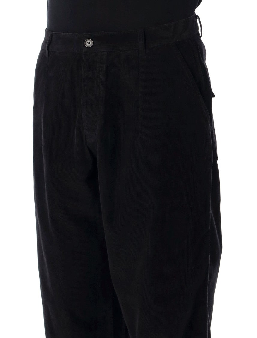Universal Works Wide-Fit Black Chinos With Military-Inspired Design