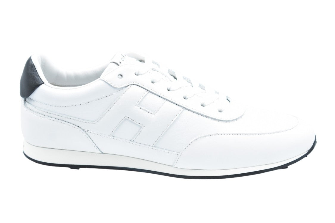 Hogan White Suede Memory Foam H-Stud Sneakers