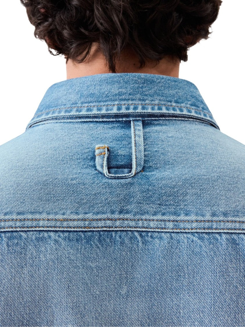 Jacquemus Light Blue Cotton Denim De-Nimed Simon Shirt