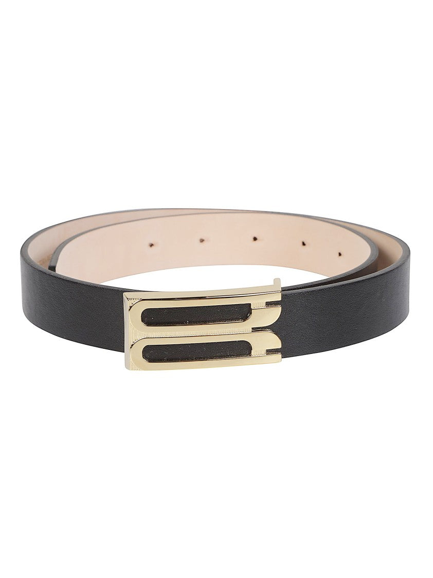 Victoria Beckham Dorian Regular Frame Smooth Calf Leather Belt
