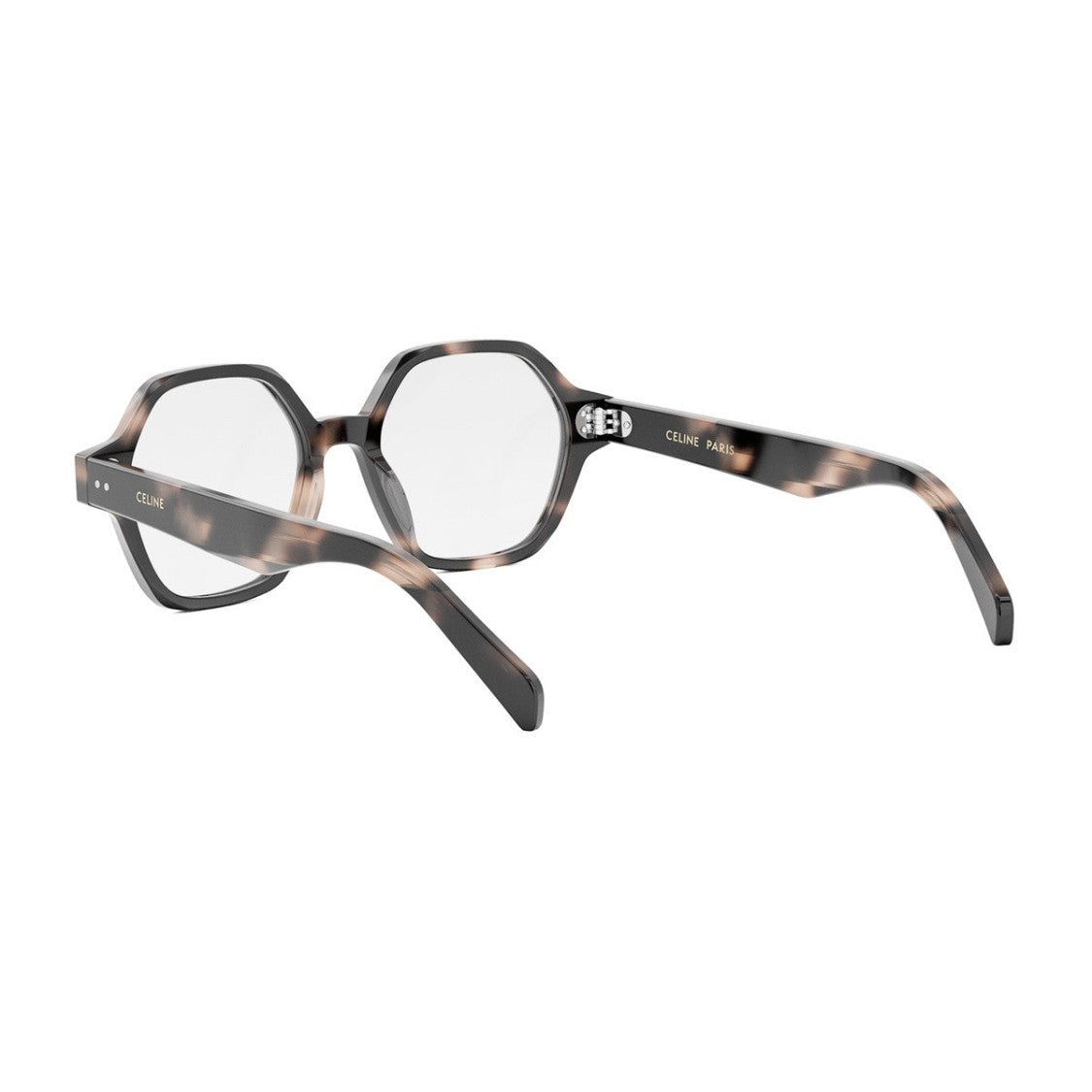 Celine Havana Thin Acetate Geometric Sunglasses