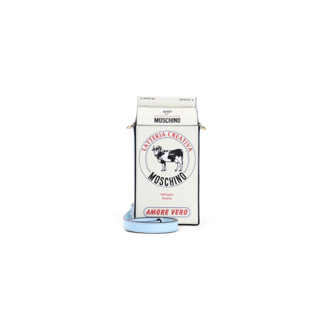 Moschino Milk Carton-Inspired Shoulder Bag