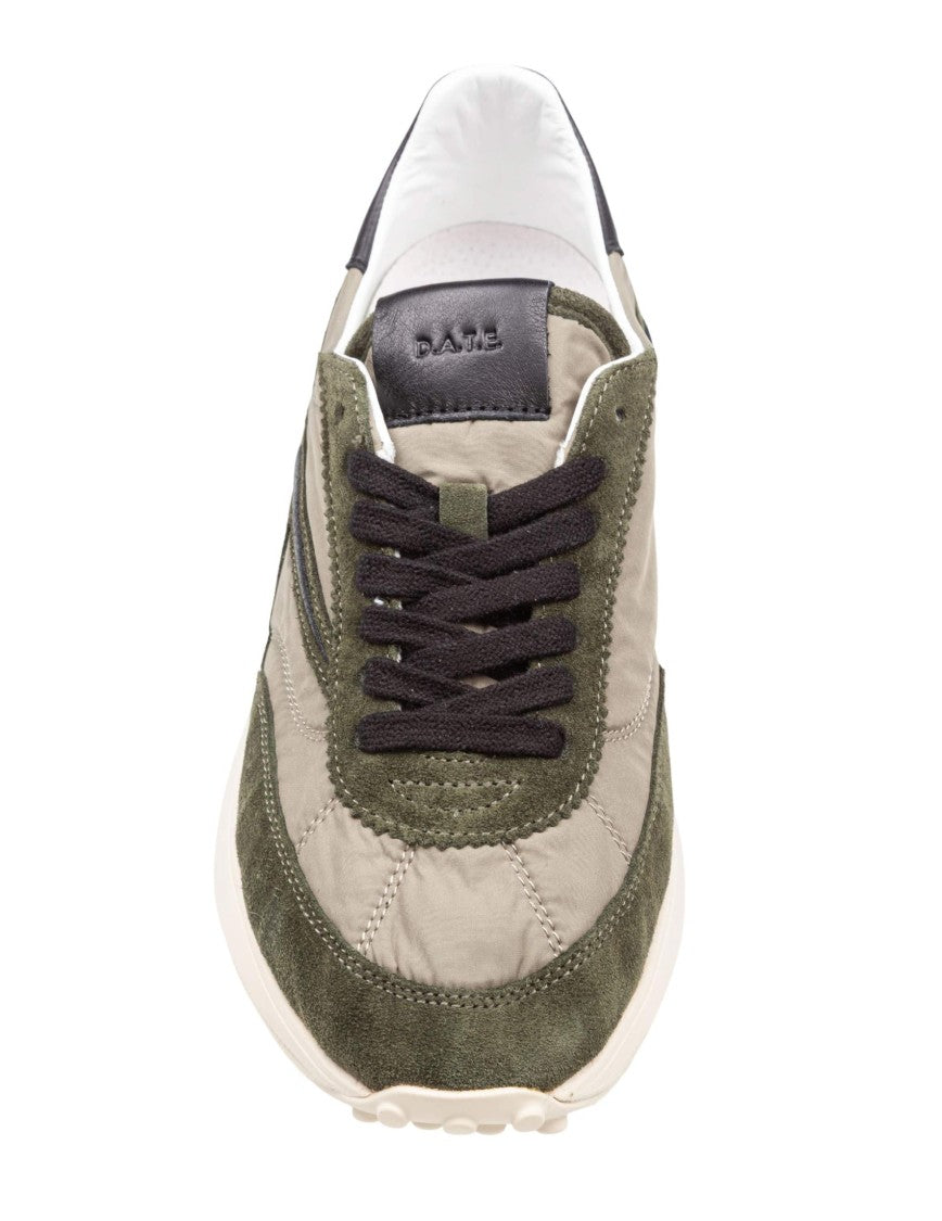 D.A.T.E Nylon And Suede Running Sneakers