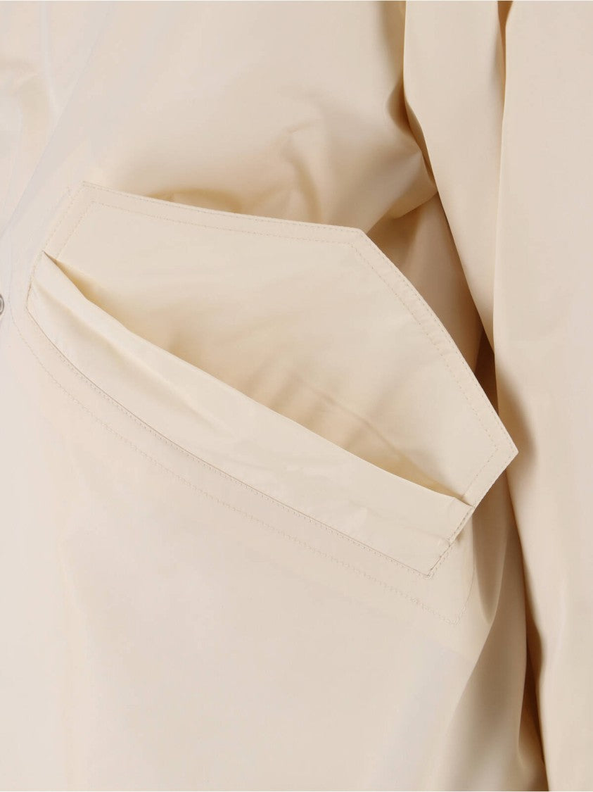 Jil Sander Faux Fur Parka – Cream