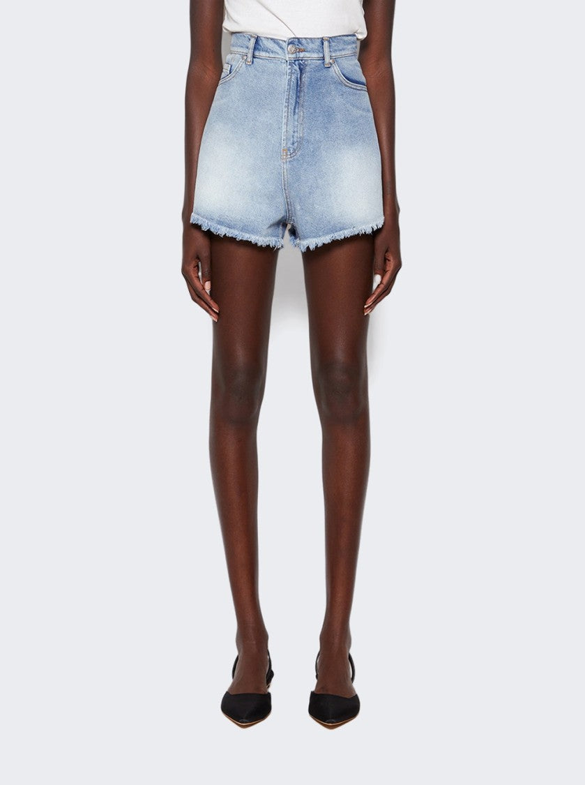 Natasha Zinko Denim Heart Shorts