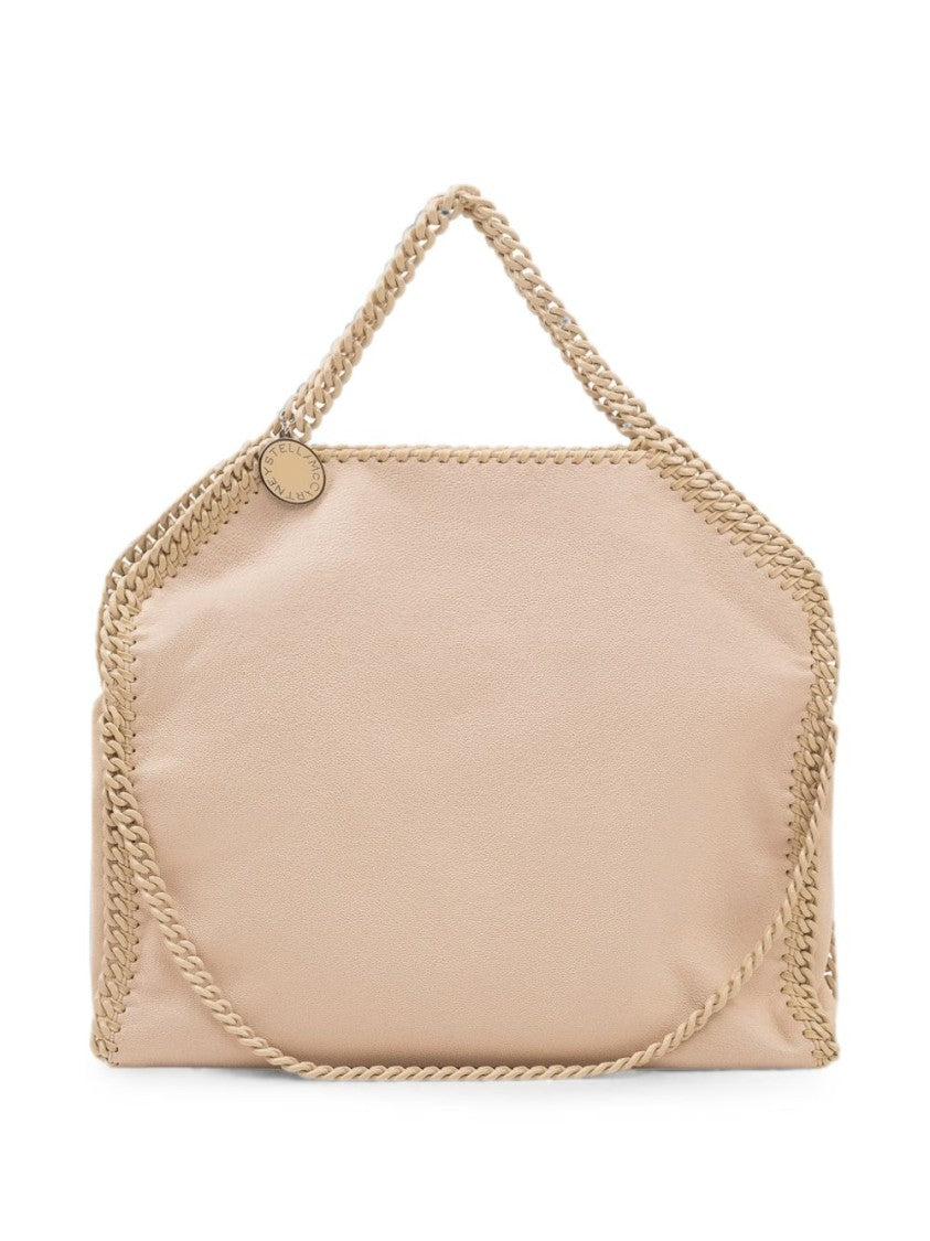 Stella Mccartney Structured Beige Bag With Braided Trim