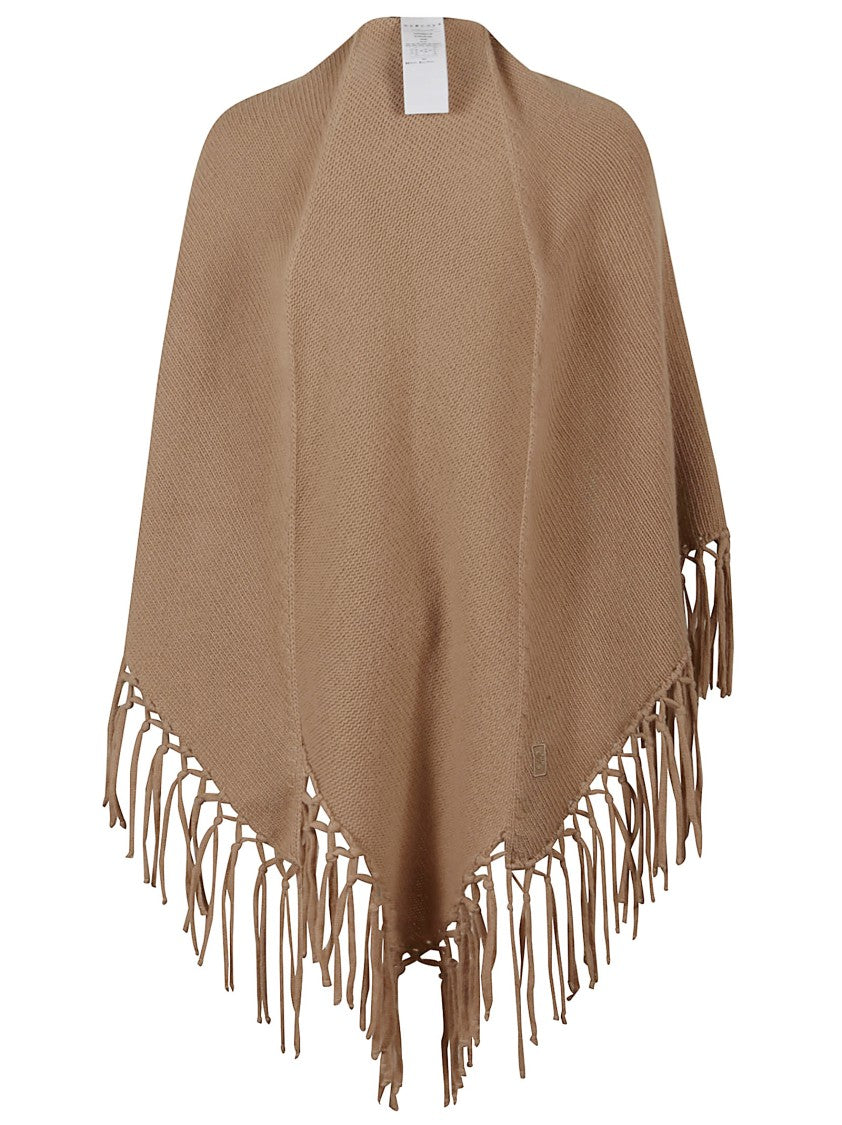 Max Mara Textured Wool Scarf With Triangular Shape