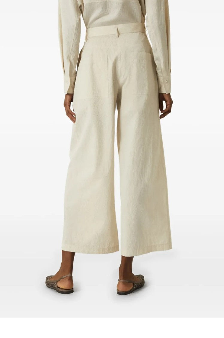 Brunello Cucinelli Tailored High-Waist Wide-Leg Trousers