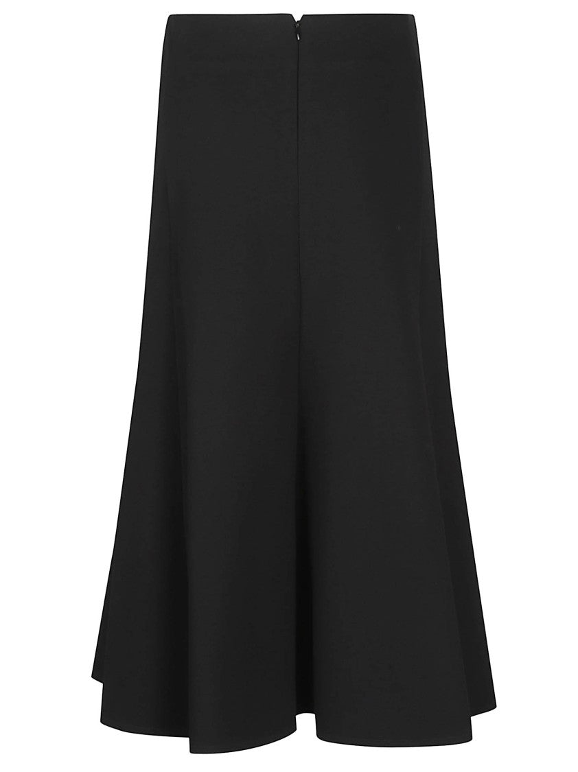 Jil Sander Minimalist Solid Fabric Skirt