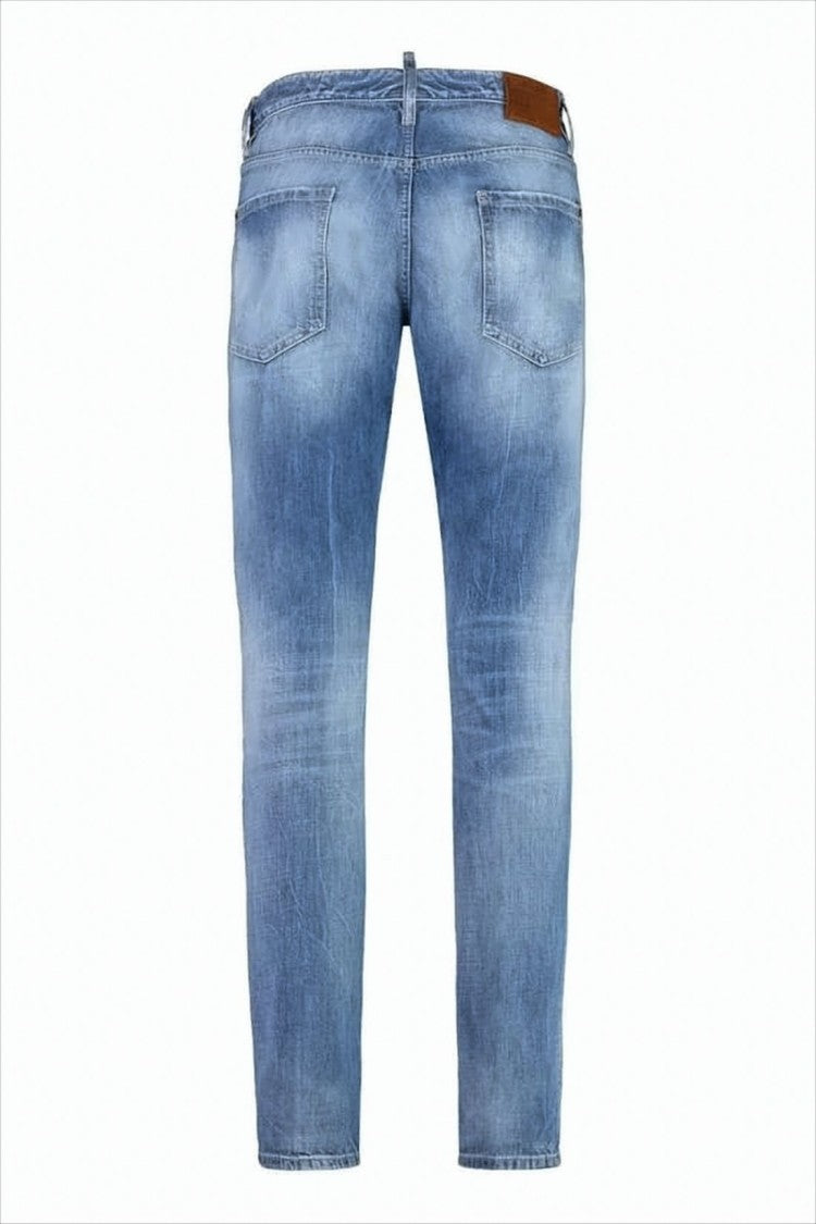 Dsquared2 Faded Blue Slim Fit Denim Pants