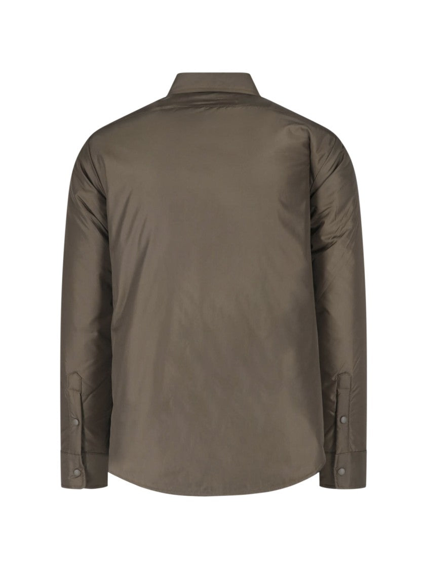 Aspesi Brown Nylon Casual Shirt