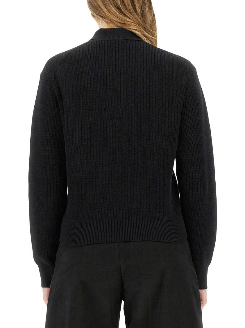 Studio Nicholson "Chesapeake" Knit Polo Shirt