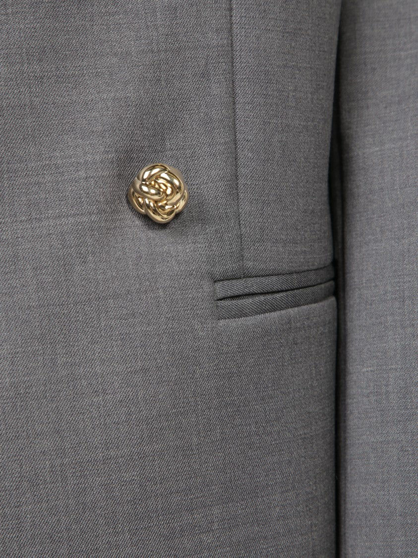 Blanca Vita Single-Breasted Jacket With Golden Buttons
