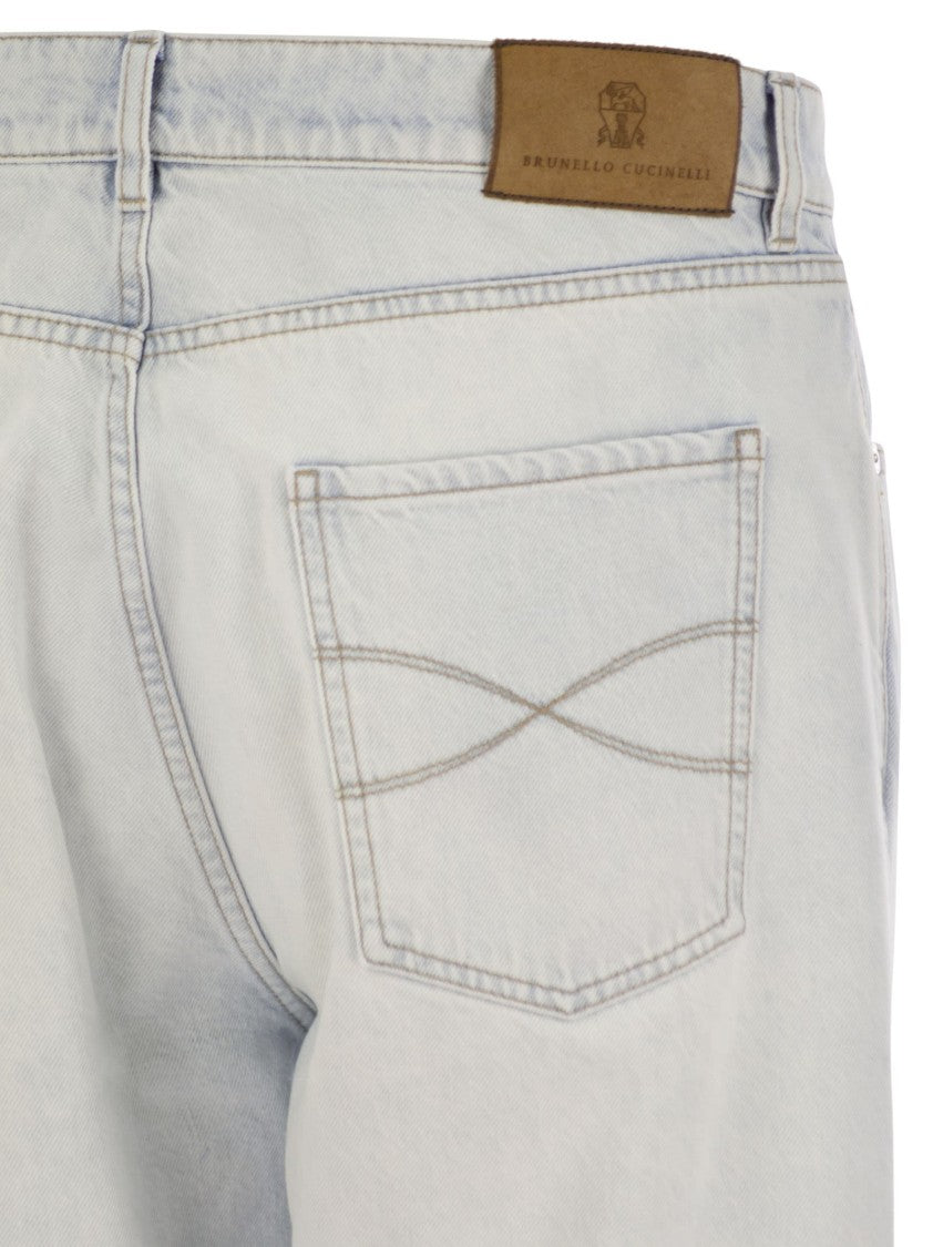 Brunello Cucinelli Five-Pocket Iconic Fit Denim Trousers