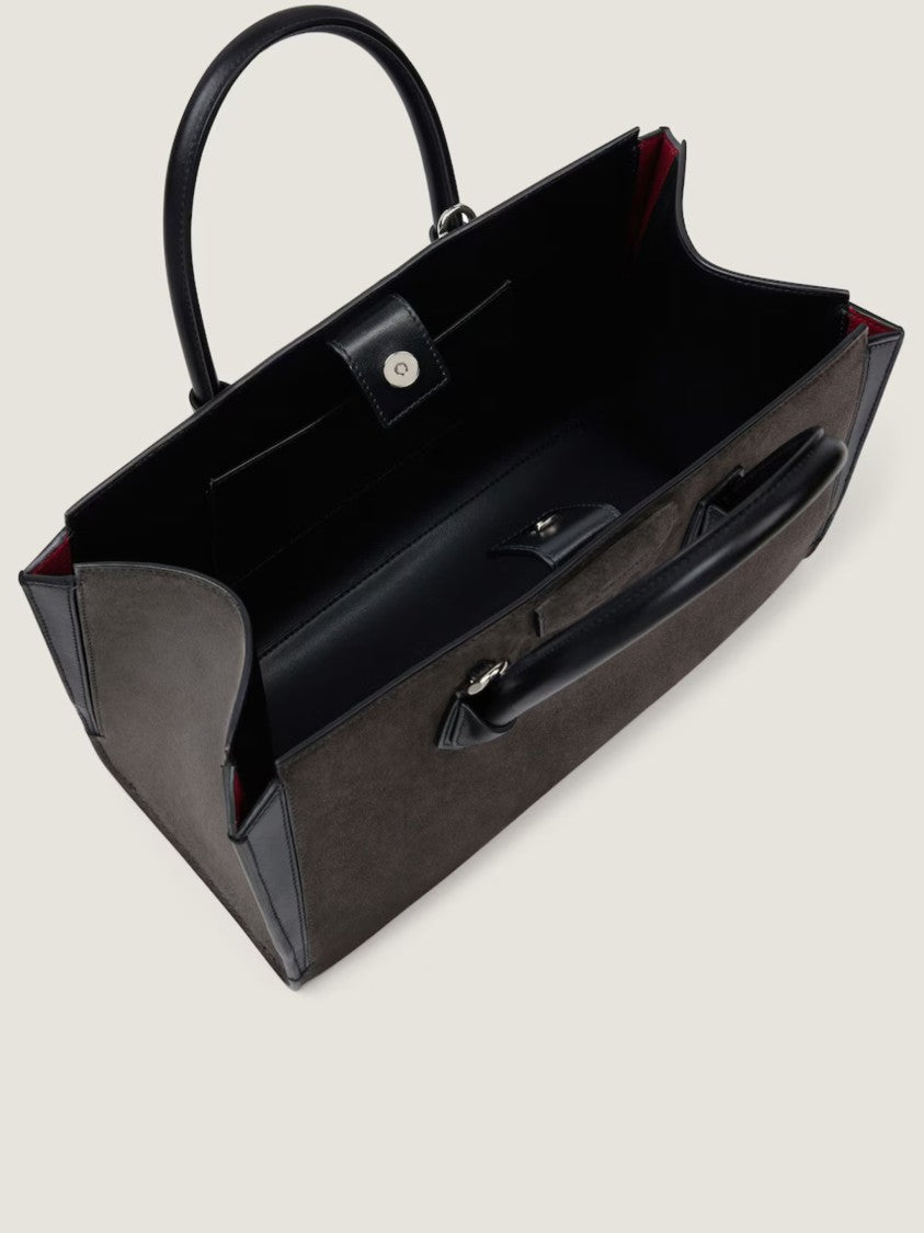 Givenchy Antigona Catchall Small Grey Calf Leather Tote Bag