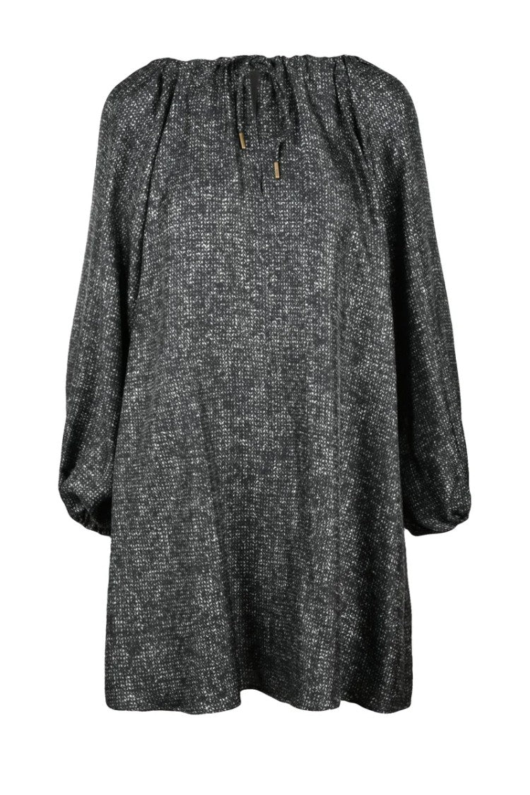 Max Mara Short Silk Dress - Grey
