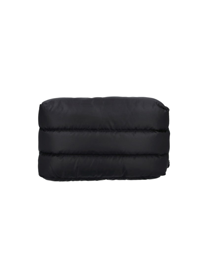 Moncler Black Caradoc Padded Quilted Pouch
