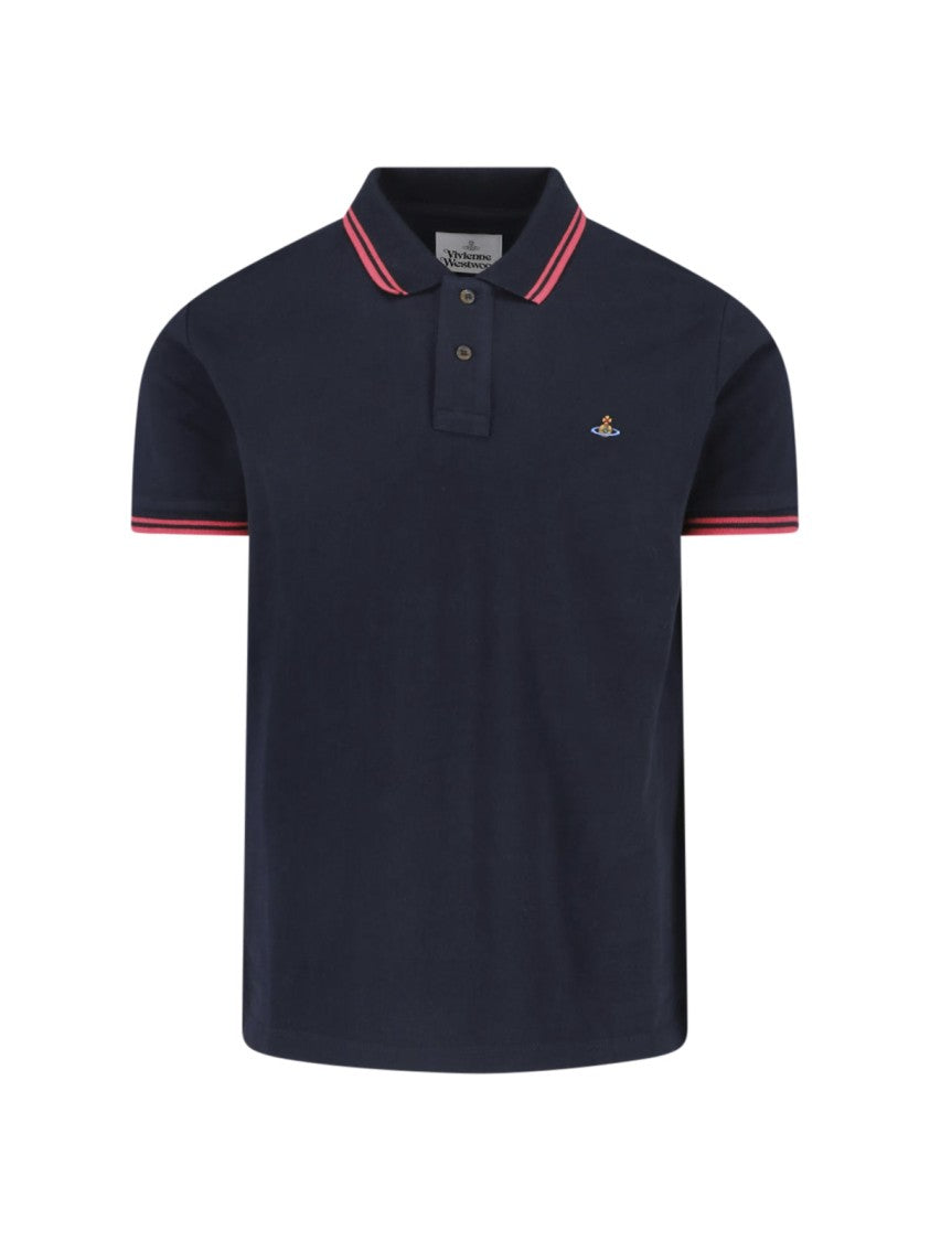 Vivienne Westwood Navy Classic Cotton Polo Shirt
