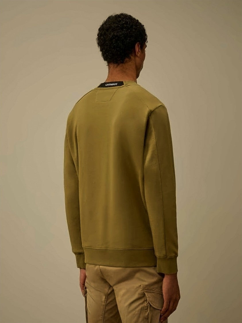 C.P. Company Raised Fleece Texture Crewneck Sweatshirt