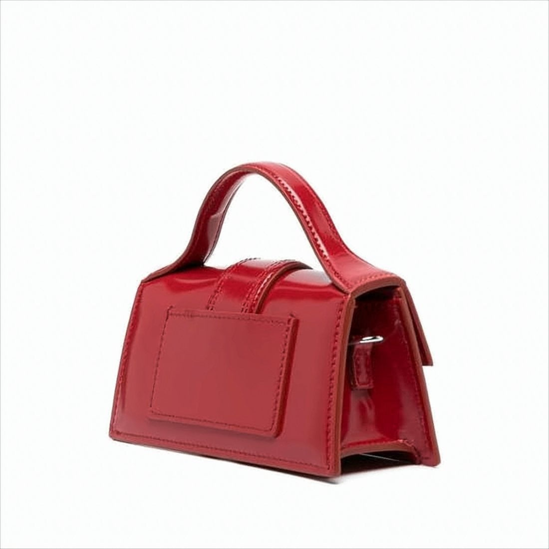 Jacquemus Structured Shoulder Bag With Metallic Logo