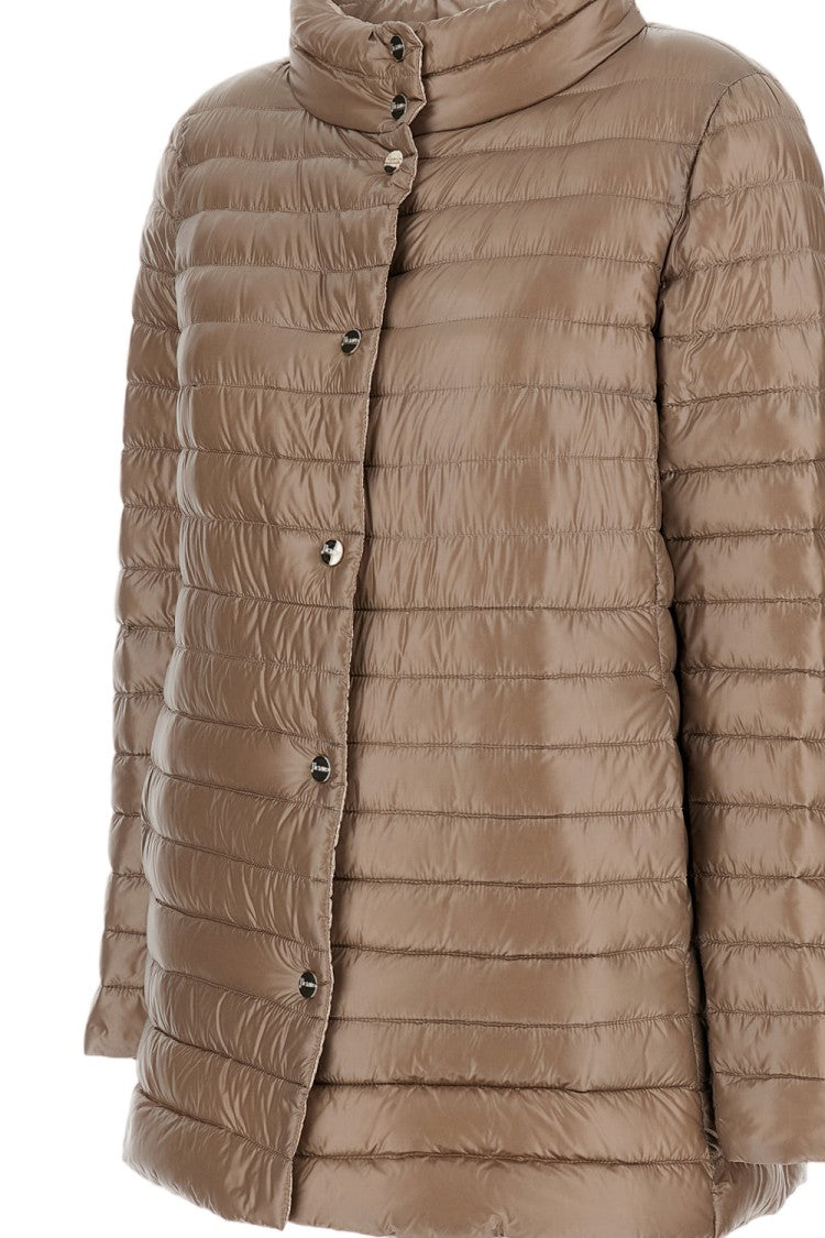 Herno Reversible A-Shape Jacket With High Collar
