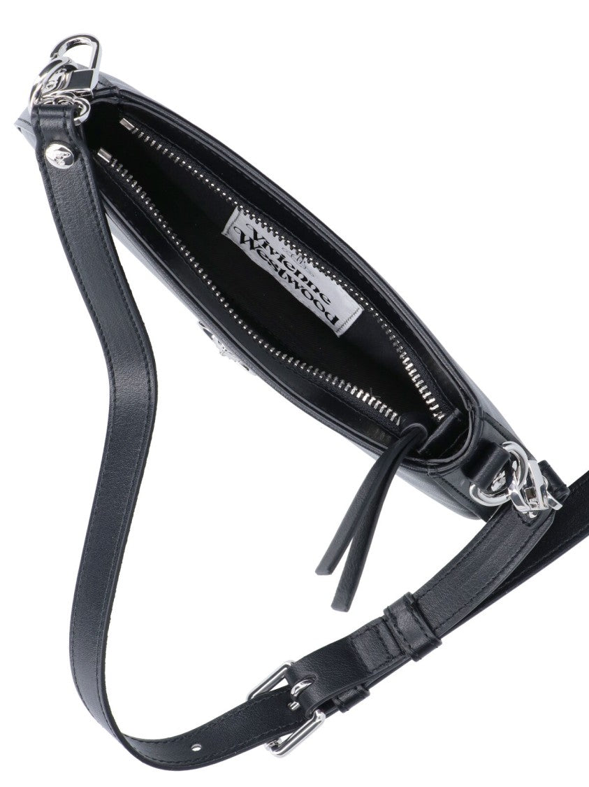 Vivienne Westwood Black Tasha Fabric Shoulder Bag