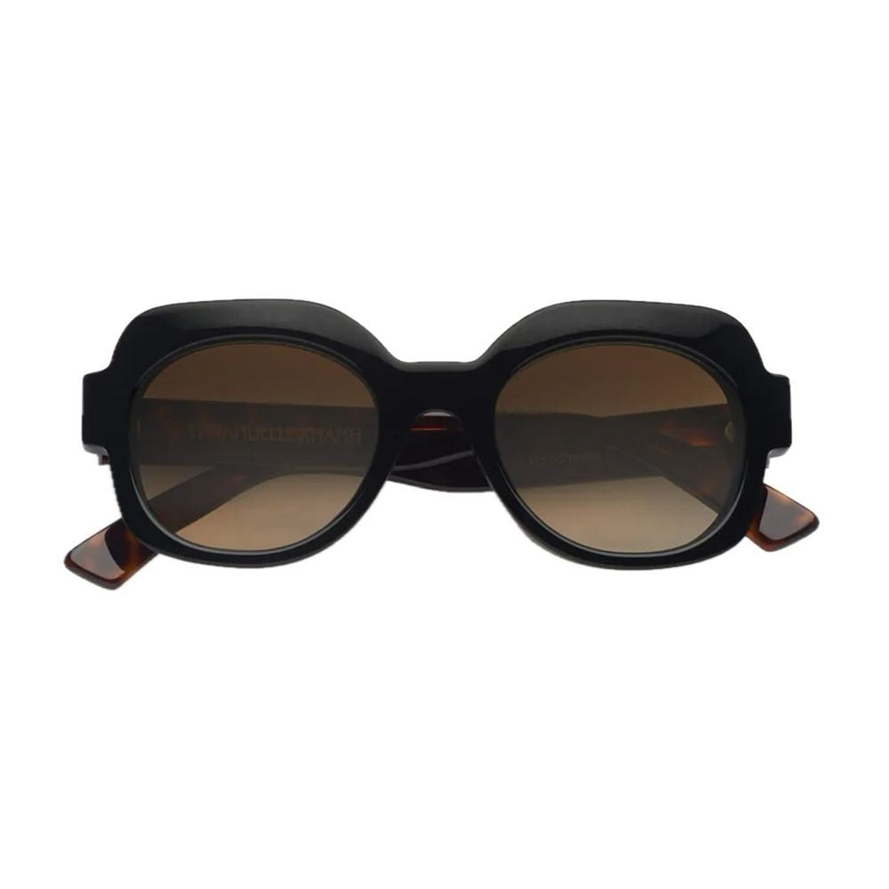 Emmanuelle Khanh Satin Geometric Bio-Nylon Acetate Sunglasses