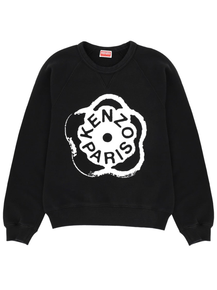 Kenzo Black Boke Flower 2.0 Cotton Sweatshirt