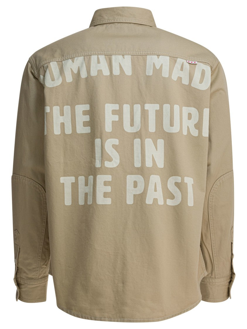 Human Made Overshirt Jacket With Print