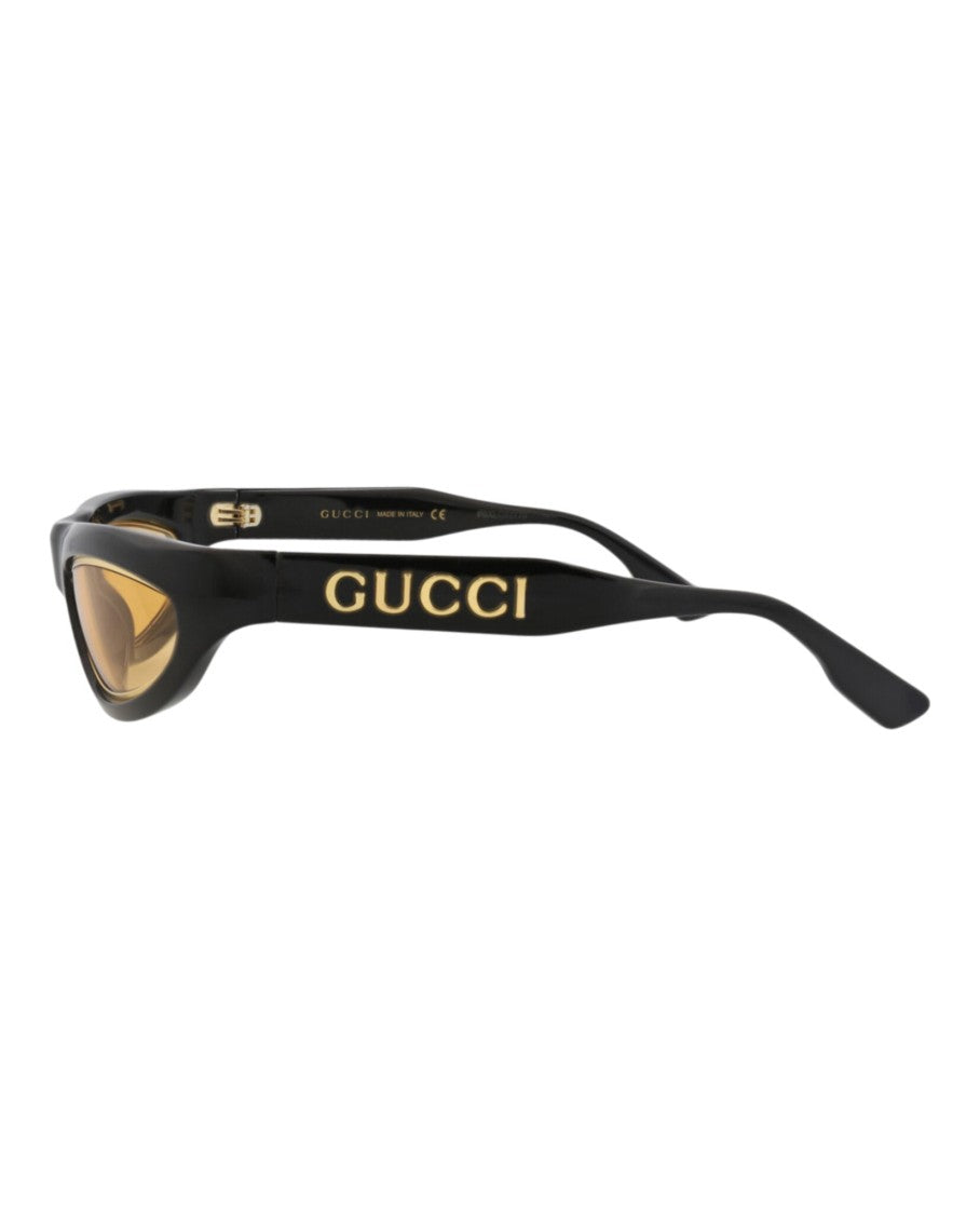Gucci Shield-Frame Injection Sunglasses