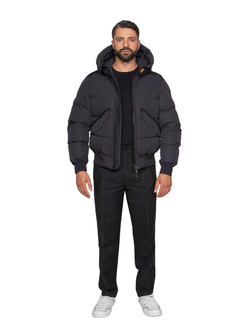 Pjs Parajumpers Puffer Bomber Jacket With High Collar And Hood