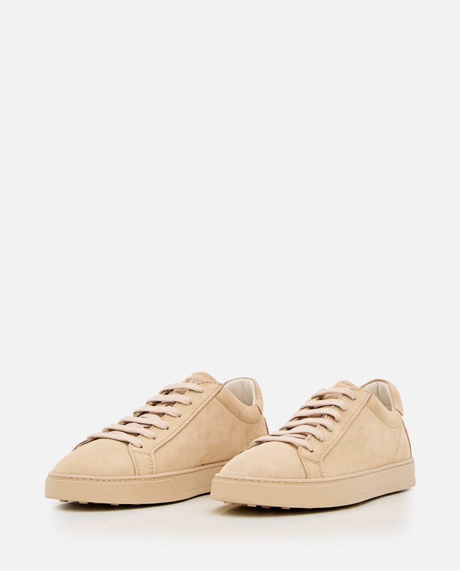 Tod's Beige Suede Sneakers