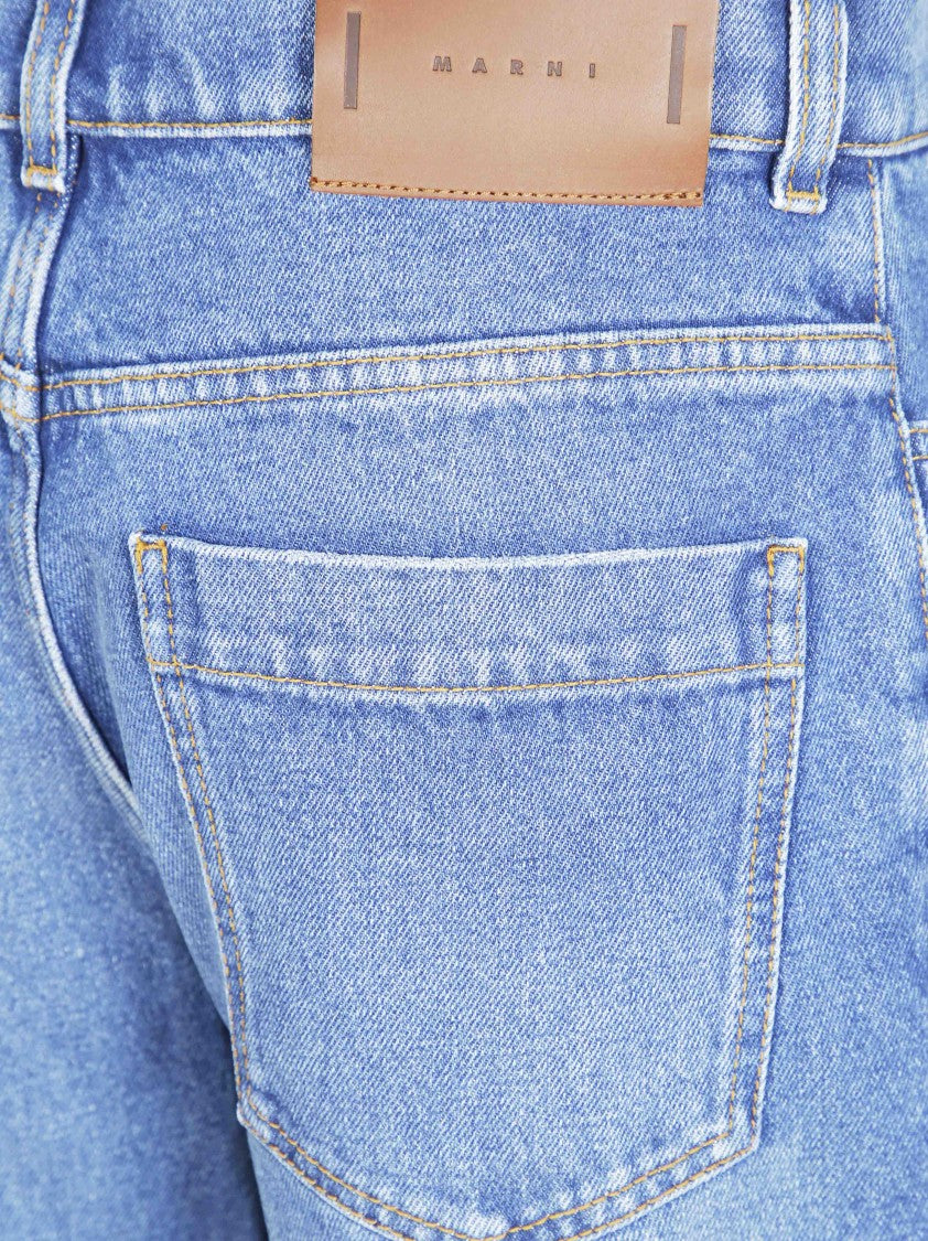Marni Classic Faded Straight-Leg Jeans