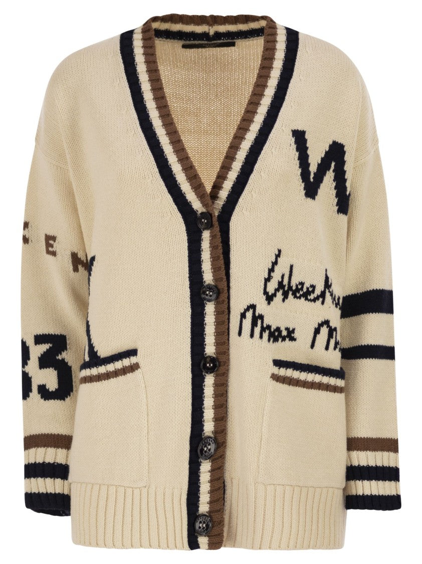Max Mara Wkdblasone - Oversized Cardigan In Cotton Blend