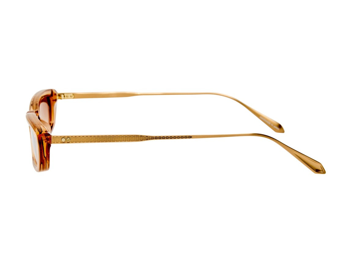 Linda Farrow Amber Lfl1664 Translucent Gradient Acetate Sunglasses