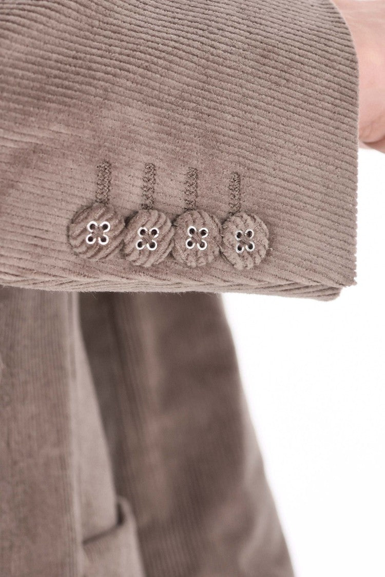 Officine Generale Leon Model Corduroy Single-Breasted Jacket