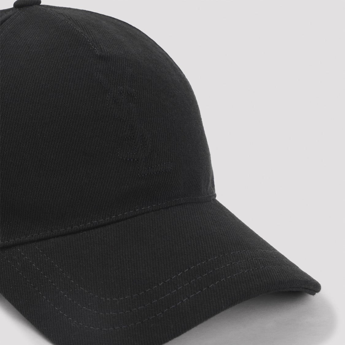 Saint Laurent Structured Black Baseball Cap
