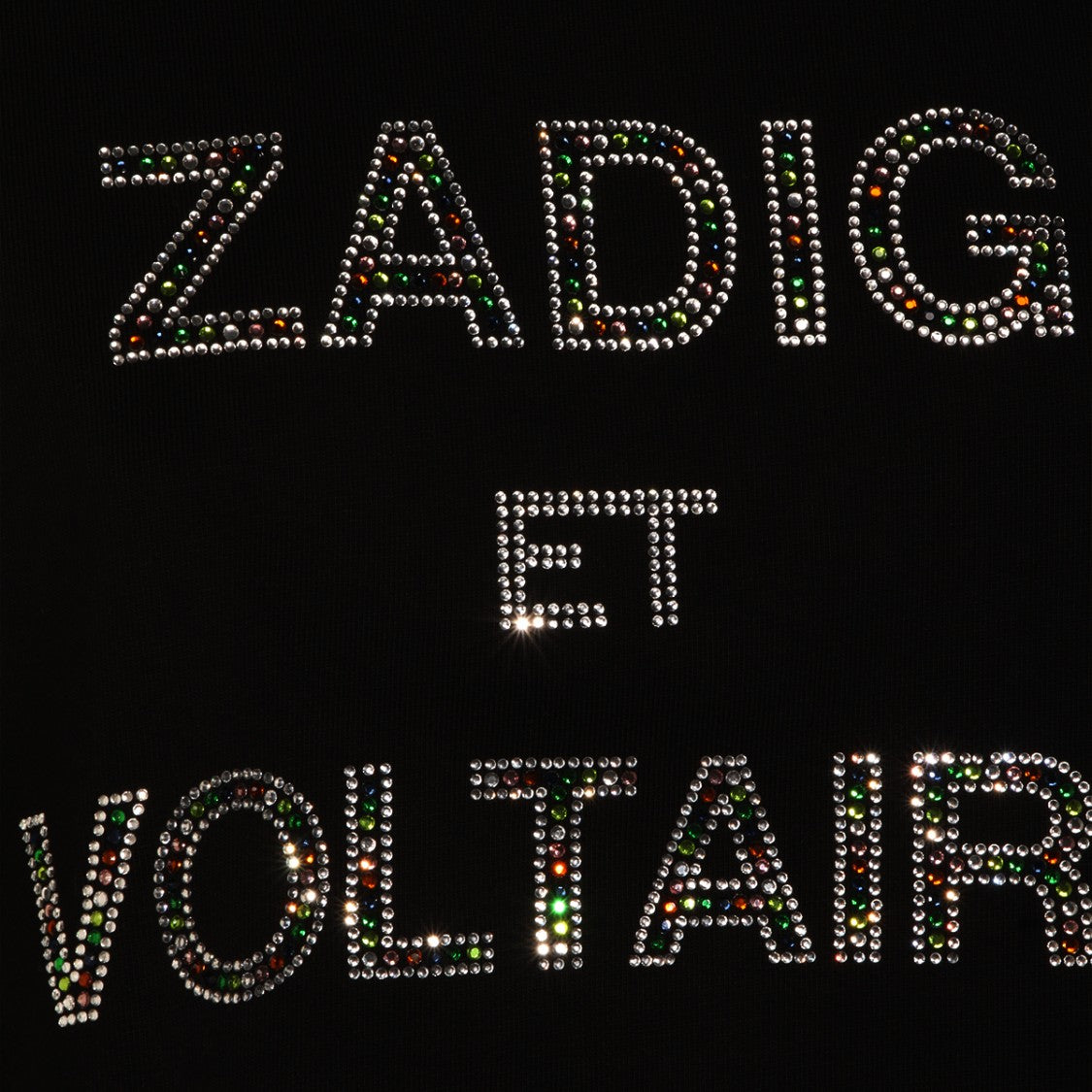 Zadig & Voltaire Black Cotton T-Shirt