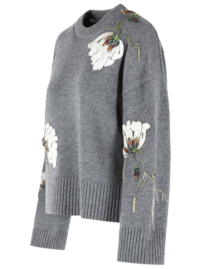 Simkhai 'Dawna' Grey Wool And Cashmere Sweater