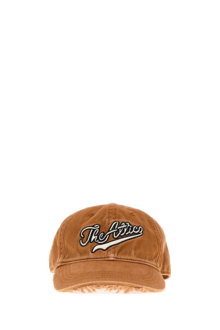 The Attico Orange Cotton Baseball Cap